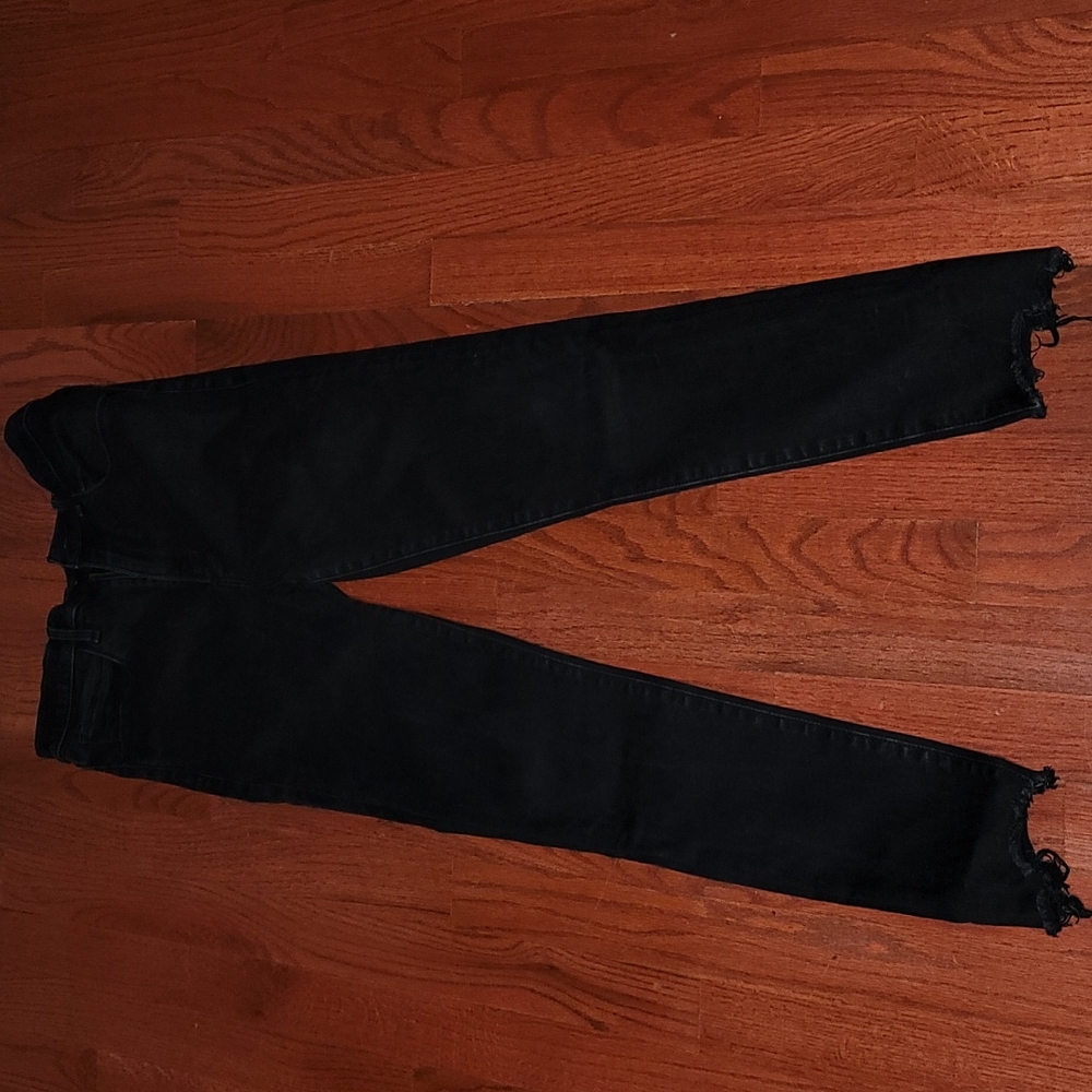 Abercrombie & Fitch Skinny High Rise Black Jeans Sz 6 or 28.